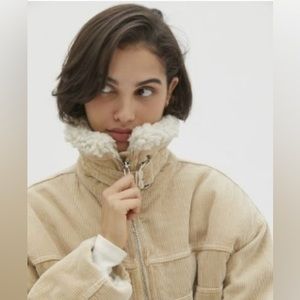 BDG Corduroy Sherpa Lined Utility Jacket